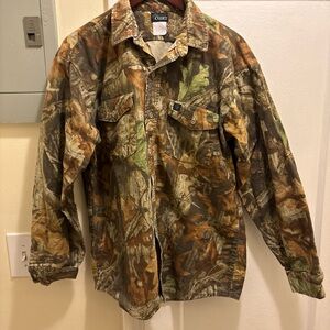 Men's vintage Codet Realtree-Style Camouflage button up size large